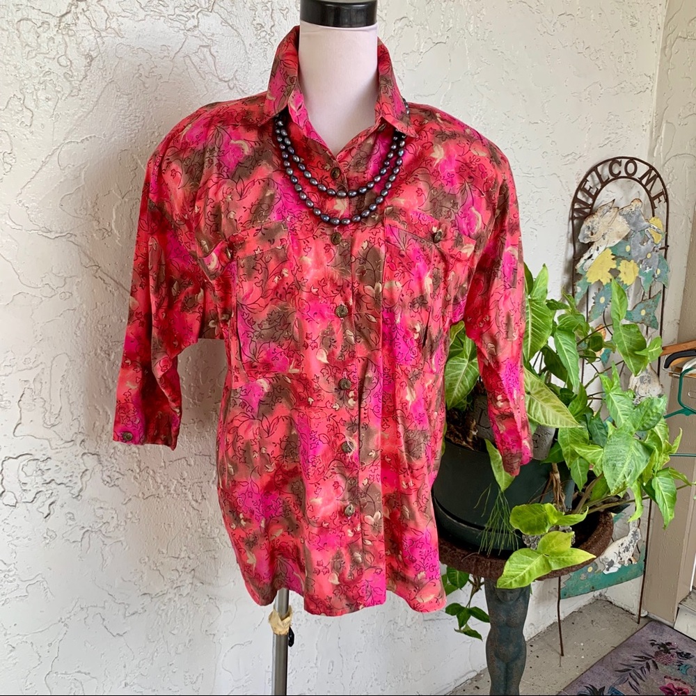 VINTAGE ZAGA COLLECTION Colorful Leaves & Flowers